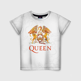 Детская футболка 3D с принтом Queen в городе Новоалтайск, 100% гипоаллергенный полиэфир | прямой крой, круглый вырез горловины, длина до линии бедер, чуть спущенное плечо, ткань немного тянется | freddie mercury | paul | queen | quen | богемская рапсодия | брайан мэй | глэм | группа | джон дикон | квин | королева | куин | меркури | меркьюри | музыкант | мэркури | певец | песня | поп | роджер тейлор | рок