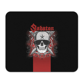 Коврик для мышки прямоугольный с принтом Sabaton Army Skull в городе Новоалтайск, натуральный каучук | размер 230 х 185 мм; запечатка лицевой стороны | battle metal | sabaton | военный рок | йоаким броден | крис рёланд | пар сундстрём | рок | рок группа | хэви метал | шведская группа | шведский рок