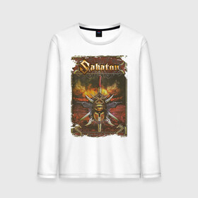 Мужской лонгслив хлопок с принтом The Art of war в городе Новоалтайск, 100% хлопок |  | battle metal | sabaton | военный рок | йоаким броден | крис рёланд | пар сундстрём | рок | рок группа | хэви метал | шведская группа | шведский рок