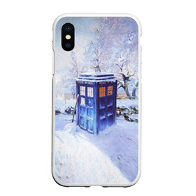 Чехол для iPhone XS Max матовый с принтом ТАРДИС В СНЕГУ в городе Новоалтайск, Силикон | Область печати: задняя сторона чехла, без боковых панелей | david tennant | doctor who | jodie whittaker | matt smith | space | tardis | time | время | девид теннант | джоди уиттакер | доктор | доктор кто | космос | мэтт смит | тардис