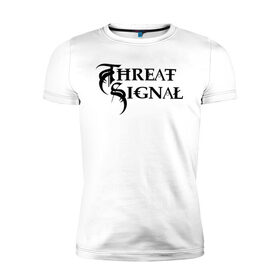 Мужская футболка хлопок Slim с принтом Threat Signal в городе Новоалтайск, 92% хлопок, 8% лайкра | приталенный силуэт, круглый вырез ворота, длина до линии бедра, короткий рукав | Тематика изображения на принте: alternative metal | angelmaker | arkaea | fear factory | imonolith | jon howard | kill the lights | metal | metalcore | rock | threat signal | threat sygnal | treat signal | альтернатива | метал | нюметал | рок | рокер | хеви хардко