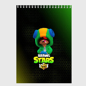 Скетчбук с принтом BRAWL STARS Leon в городе Новоалтайск, 100% бумага
 | 48 листов, плотность листов — 100 г/м2, плотность картонной обложки — 250 г/м2. Листы скреплены сверху удобной пружинной спиралью | bea | brawl stars | bull | colt | crow | leon | leon shark | shark | stars | акула | берли | биа | ворон | динамайк | кольт | леон | леон акула | нита | спайк | шелли | эль примо