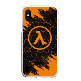 Чехол для iPhone XS Max матовый с принтом HALF - LIFE в городе Новоалтайск, Силикон | Область печати: задняя сторона чехла, без боковых панелей | aperture laboratories | black mesa | gordon freeman | half life | half life 3 | valve | блэк меса | вэлв | гордон фриман | халф лайф