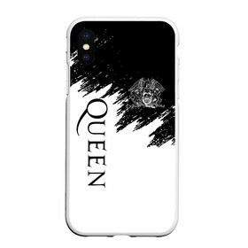Чехол для iPhone XS Max матовый с принтом QUEEN в городе Новоалтайск, Силикон | Область печати: задняя сторона чехла, без боковых панелей | queen | rock | we will rock you | брайан мэи | группа queen | группа квин | джон дикон | квин | королева | король | роджер тейлор | рок | фредди меркьюри