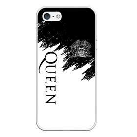 Чехол для iPhone 5/5S матовый с принтом QUEEN в городе Новоалтайск, Силикон | Область печати: задняя сторона чехла, без боковых панелей | Тематика изображения на принте: queen | rock | we will rock you | брайан мэи | группа queen | группа квин | джон дикон | квин | королева | король | роджер тейлор | рок | фредди меркьюри