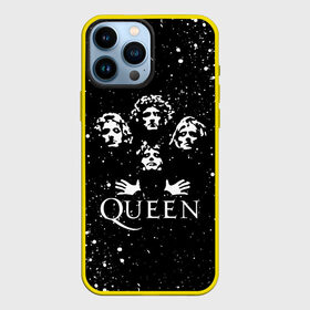 Чехол для iPhone 13 Pro Max с принтом QUEEN | КВИН (Z) в городе Новоалтайск,  |  | Тематика изображения на принте: queen | rock | we will rock you | брайан мэи | группа queen | группа квин | джон дикон | квин | королева | король | роджер тейлор | рок | фредди меркьюри