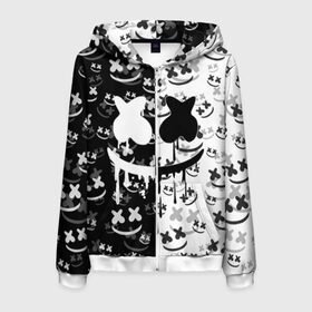 Мужская толстовка 3D на молнии с принтом Fortnite & Marshmello в городе Новоалтайск, 100% полиэстер | длина до линии бедра, манжеты и пояс оформлены мягкой тканевой резинкой, двухслойный капюшон со шнурком для регулировки, спереди молния, по бокам два кармана | fortnite | marshmello | диджей | игра | клуб | клубная музыка | компьютерная игра | маршмеллоу | маршмэлло | маршмэллоу | музыка | симулятор | фортнайт | электронная
