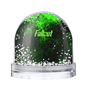 Снежный шар с принтом FALLOUT в городе Новоалтайск, Пластик | Изображение внутри шара печатается на глянцевой фотобумаге с двух сторон | bethesda | bethesda game studios | fallout | fallout 4 | game | vault   tec | vault boy | игры | постапокалипсис | убежище 101