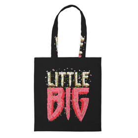 Шоппер 3D с принтом Little Big в городе Новоалтайск, 100% полиэстер | Плотность: 200 г/м2; Размер: 34×35 см; Высота лямок: 30 см | 20 | 2020 | big | eurovision | little | music | биг | бузова | евровидение | ильич | литл | музыка