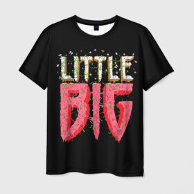 Мужская футболка 3D с принтом Little Big в городе Новоалтайск, 100% полиэфир | прямой крой, круглый вырез горловины, длина до линии бедер | Тематика изображения на принте: 20 | 2020 | big | eurovision | little | music | биг | бузова | евровидение | ильич | литл | музыка