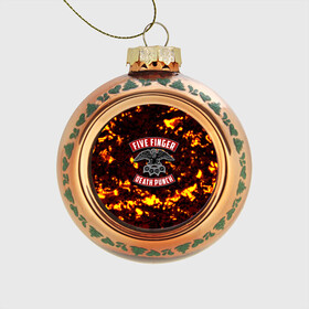 Стеклянный ёлочный шар с принтом Five Finger Death Punch в городе Новоалтайск, Стекло | Диаметр: 80 мм | Тематика изображения на принте: 5fdp | death | ffdp | finger | five | five finger death punch | punch | грув метал