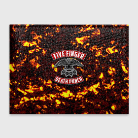 Обложка для студенческого билета с принтом Five Finger Death Punch в городе Новоалтайск, натуральная кожа | Размер: 11*8 см; Печать на всей внешней стороне | 5fdp | death | ffdp | finger | five | five finger death punch | punch | грув метал