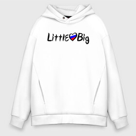 Мужское худи Oversize хлопок с принтом Little Big в городе Новоалтайск, френч-терри — 70% хлопок, 30% полиэстер. Мягкий теплый начес внутри —100% хлопок | боковые карманы, эластичные манжеты и нижняя кромка, капюшон на магнитной кнопке | Тематика изображения на принте: 20 | 2020 | big | eurovision | hooligans | little | music | rus | russian | биг | бузова | евровидение | ильич | литл | музыка | россия | флаг | шрифт