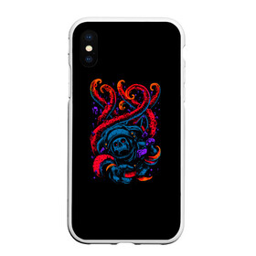 Чехол для iPhone XS Max матовый с принтом Ктулху в городе Новоалтайск, Силикон | Область печати: задняя сторона чехла, без боковых панелей | art | cthulhu | evil | green | monster | obey | арт | великий | владыка | дракон | зло | кальмар | крылья | ктулху | лавкрафт | мифический | мифология | монстр | осьминог | прикольная | чудище | щупальца