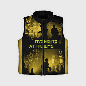 Детский жилет утепленный 3D с принтом Five Nights at Freddys в городе Новоалтайск,  |  | five | freddys | horror | nights | point and click | survival | игра | ночей | пять | фредди