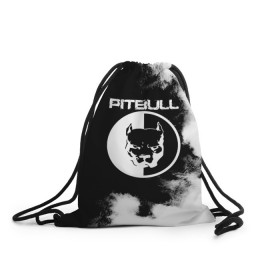 Рюкзак-мешок 3D с принтом Pitbull в городе Новоалтайск, 100% полиэстер | плотность ткани — 200 г/м2, размер — 35 х 45 см; лямки — толстые шнурки, застежка на шнуровке, без карманов и подкладки | Тематика изображения на принте: american | pit bull | pitbul | pitbull | syndicate | te | агрессия | американский | апбт | башка | бошка | взгляд | голова | животное | зверь | злой | надпись | пит буль | питбул | питбуль | питбультерьер | псина | собака