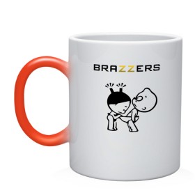 Кружка хамелеон с принтом Brazzers в городе Новоалтайск, керамика | меняет цвет при нагревании, емкость 330 мл | brazzers | ананизм | бразерс | браззерс | братья | звезда | мостурба | надпись | прикол | проно хуб | сайт | с