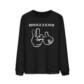 Мужской свитшот хлопок с принтом Brazzers в городе Новоалтайск, 100% хлопок |  | brazzers | ананизм | бразерс | браззерс | братья | звезда | мостурба | надпись | прикол | проно хуб | сайт | с