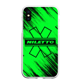 Чехол для iPhone XS Max матовый с принтом NILETTO в городе Новоалтайск, Силикон | Область печати: задняя сторона чехла, без боковых панелей | Тематика изображения на принте: logo | niletto | логотип | любимка niletto | нилето