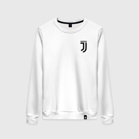 Женский свитшот хлопок с принтом JUVENTUS | ЮВЕНТУС (Z) в городе Новоалтайск, 100% хлопок | прямой крой, круглый вырез, на манжетах и по низу широкая трикотажная резинка  | cr7 | fc juventus | football | juve | juventus | ronaldo | sport | роналдо | спорт | футбол | ювентус