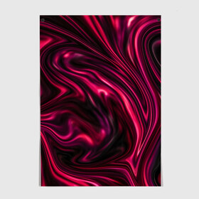 Постер с принтом Abstract Fluid в городе Новоалтайск, 100% бумага
 | бумага, плотность 150 мг. Матовая, но за счет высокого коэффициента гладкости имеет небольшой блеск и дает на свету блики, но в отличии от глянцевой бумаги не покрыта лаком | texture