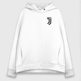 Женское худи Oversize хлопок с принтом JUVENTUS (НА СПИНЕ) в городе Новоалтайск, френч-терри — 70% хлопок, 30% полиэстер. Мягкий теплый начес внутри —100% хлопок | боковые карманы, эластичные манжеты и нижняя кромка, капюшон на магнитной кнопке | cr7 | fc juventus | football | juve | juventus | ronaldo | sport | роналдо | спорт | футбол | ювентус