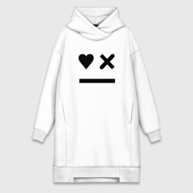 Платье-худи хлопок с принтом LOVE DEATH ROBOTS (LDR) в городе Новоалтайск,  |  | death | fantastic | future | ldr | love | love death and robots | love death robots | netflix | robots | sci fi | будущее | лдр | любовь | нетфликс | роботы | фантастика