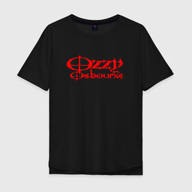 Мужская футболка хлопок Oversize с принтом Ozzy Osbourne в городе Новоалтайск, 100% хлопок | свободный крой, круглый ворот, “спинка” длиннее передней части | black sabbath | michael osbourne | ozzy osbourne | джон майкл осборн | дум метал | оззи | осборн | хард рок | хеви метал