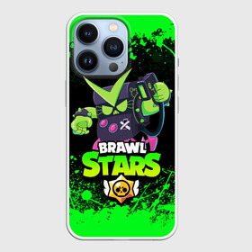 Чехол для iPhone 13 Pro с принтом BRAWL STARS VIRUS 8 BIT | БРАВЛ СТАРС (Z) в городе Новоалтайск,  |  | Тематика изображения на принте: brawl stars | brawler | bull | colt | crow | evil gene | gene | leon | leon shark | mortis | mr.p | nani | shark | spike | stars | surge | werewolf | акула | берли | бравл старз | бравлер | волна | ворон | джин | динамайк | кольт | леон | ле