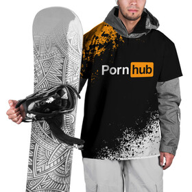 Накидка на куртку 3D с принтом PORNHUB | ПОРНХАБ (Z) в городе Новоалтайск, 100% полиэстер |  | brand | brazzers | hub | mode | бразерс | бренд | мода