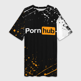 Платье-футболка 3D с принтом PORNHUB | ПОРНХАБ (Z) в городе Новоалтайск,  |  | brand | brazzers | faketaxi | hub | mode | playboy | бразерс | бренд | мода | фейк такси