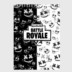Скетчбук с принтом Fortnite & Marshmello в городе Новоалтайск, 100% бумага
 | 48 листов, плотность листов — 100 г/м2, плотность картонной обложки — 250 г/м2. Листы скреплены сверху удобной пружинной спиралью | fortnite | marshmello | диджей | игра | клуб | клубная музыка | компьютерная игра | маршмеллоу | маршмэлло | маршмэллоу | музыка | симулятор | фортнайт | электронная