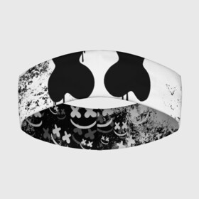 Повязка на голову 3D с принтом Marshmello в городе Новоалтайск,  |  | marshmello | диджей | клуб | клубная музыка | маршмеллоу | маршмэлло | маршмэллоу | музыка | электронная