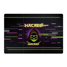 Магнитный плакат 3Х2 с принтом Hacked в городе Новоалтайск, Полимерный материал с магнитным слоем | 6 деталей размером 9*9 см | cybepunk | hacked | hacker | it | аноним | анонимус | взлом | взломщик | киберпанк | программист | хак | хакер