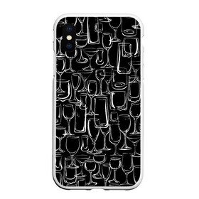 Чехол для iPhone XS Max матовый с принтом Стеклянный бармен в городе Новоалтайск, Силикон | Область печати: задняя сторона чехла, без боковых панелей | bar | barman | doodling | textures | tiles | бар | бармен | бартендер | бокалы | дудлинг | посуда | рюмки | стаканы | стекло | тайлы | текстуры | фон | фужеры