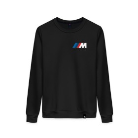 Женский свитшот хлопок с принтом BMW ///M LOGO 2020 в городе Новоалтайск, 100% хлопок | прямой крой, круглый вырез, на манжетах и по низу широкая трикотажная резинка  | bmw | bmw motorsport | bmw performance | carbon | m | motorsport | performance | sport | бмв | карбон | моторспорт | спорт
