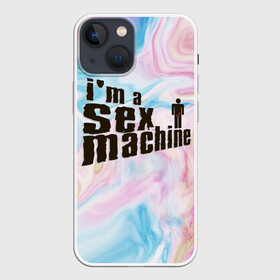 Чехол для iPhone 13 mini с принтом Я СЕКС МАШИНА | SEX MACHINE (Z) в городе Новоалтайск,  |  | мем | прикол | юмор