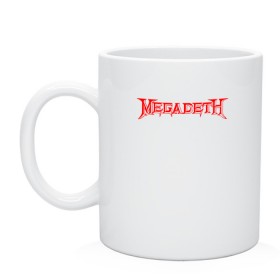 Кружка с принтом Megadeth в городе Новоалтайск, керамика | объем — 330 мл, диаметр — 80 мм. Принт наносится на бока кружки, можно сделать два разных изображения | dave mustaine | megadeth | music | rock | дирк вербурен | дэвид эллефсон | дэйв мастейн | кико лоурейро | мегадеф | музыка | рок | трэш метал | хард рок | хеви метал
