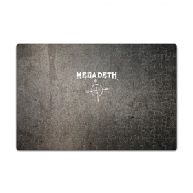 Пазл магнитный 126 элементов с принтом Megadeth в городе Новоалтайск, полимерный материал с магнитным слоем | 126 деталей, размер изделия —  180*270 мм | dave mustaine | megadeth | music | rock | дирк вербурен | дэвид эллефсон | дэйв мастейн | кико лоурейро | мегадеф | музыка | рок | трэш метал | хард рок | хеви метал