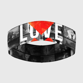 Повязка на голову 3D с принтом LOVE DEATH ROBOTS (LDR) в городе Новоалтайск,  |  | death | fantastic | future | ldr | love | love death and robots | love death robots | netflix | robots | sci fi | будущее | лдр | любовь | нетфликс | роботы | фантастика