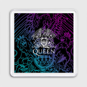Магнит 55*55 с принтом QUEEN | Freddie Mercury (Z) в городе Новоалтайск, Пластик | Размер: 65*65 мм; Размер печати: 55*55 мм | Тематика изображения на принте: queen | rock | we will rock you | брайан мэи | группа queen | группа квин | джон дикон | квин | королева | король | роджер тейлор | рок | фредди меркьюри
