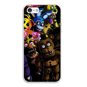 Чехол для iPhone 5/5S матовый с принтом Five Nights At Freddys в городе Новоалтайск, Силикон | Область печати: задняя сторона чехла, без боковых панелей | Тематика изображения на принте: 5 ночей | 5 ночей с фредди | 5 ночей с фреди | five nights at freddys | fnaf | foxy | аниматроники | игра | компьютерная игра | пять ночей с фредди | фокси | фредди | фреди | чика