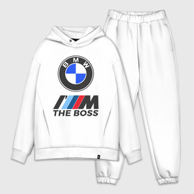Мужской костюм хлопок OVERSIZE с принтом BMW BOSS | БМВ БОСС в городе Новоалтайск,  |  | Тематика изображения на принте: bmw | bmw performance | m | motorsport | performance | бмв | бэха | моторспорт