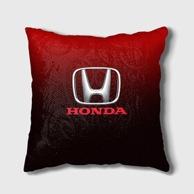 Подушка 3D с принтом HONDA в городе Новоалтайск, наволочка – 100% полиэстер, наполнитель – холлофайбер (легкий наполнитель, не вызывает аллергию). | состоит из подушки и наволочки. Наволочка на молнии, легко снимается для стирки | 2020 | accord | auto | civic | honda | sport | авто | автомобиль | автомобильные | аккорд | акорд | бренд | марка | машины | спорт | хонда | цивик