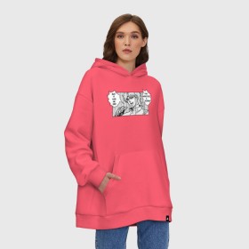 Худи SuperOversize хлопок с принтом Dio, Jojo Bizarre Adventure в городе Новоалтайск, 70% хлопок, 30% полиэстер, мягкий начес внутри | карман-кенгуру, эластичная резинка на манжетах и по нижней кромке, двухслойный капюшон
 | anime | dio | it was me dio | jojo | jojo bizarre adventure | manga | meme | аниме | брандо | дио | манга | невероятные приключения джоджо