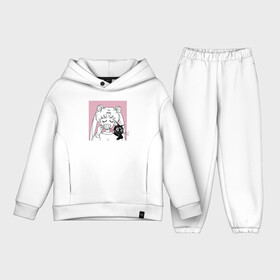 Детский костюм хлопок Oversize с принтом Sailor Moon, Usagi Tsukino в городе Новоалтайск,  |  | anime | bunny | kawaii | luna | manga | sailor moon | sailors | usagi tsukino | аниме | луна | манга | сейлор мун | усаги цукино