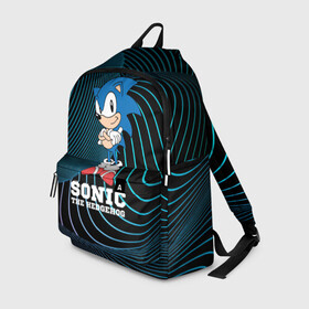 Рюкзак 3D с принтом SONIC (СОНИК) в городе Новоалтайск, 100% полиэстер | лямки с регулируемой длиной, сверху петелька, чтобы рюкзак можно было повесить на вешалку. Основное отделение закрывается на молнию, как и внешний карман. Внутри два дополнительных кармана, один из которых закрывается на молнию. По бокам два дополнительных кармашка | hedgehog | sega | sonic | the | ботинках | в | доктор | еж | ежик | кино | мульт | персонаж | сега | соник | фильм | эггман