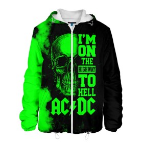 Мужская куртка 3D с принтом Im on the highway to hell AC/DC в городе Новоалтайск, ткань верха — 100% полиэстер, подклад — флис | прямой крой, подол и капюшон оформлены резинкой с фиксаторами, два кармана без застежек по бокам, один большой потайной карман на груди. Карман на груди застегивается на липучку | ac dc | acdc | acdc ас дс | angus | back in black | highway to hell | mckinn | австралийская | ангус янг | ас дс | асдс | блюз | в форме | гитара | группа | дым | крис слэйд | метал | молния | музыка | певец | рок | рок н ролл | стиви янг