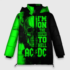Женская зимняя куртка 3D с принтом Im on the highway to hell AC DC в городе Новоалтайск, верх — 100% полиэстер; подкладка — 100% полиэстер; утеплитель — 100% полиэстер | длина ниже бедра, силуэт Оверсайз. Есть воротник-стойка, отстегивающийся капюшон и ветрозащитная планка. 

Боковые карманы с листочкой на кнопках и внутренний карман на молнии | ac dc | acdc | acdc ас дс | angus | back in black | highway to hell | mckinn | австралийская | ангус янг | ас дс | асдс | блюз | в форме | гитара | группа | дым | крис слэйд | метал | молния | музыка | певец | рок | рок н ролл | стиви янг
