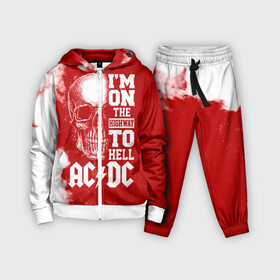 Детский костюм 3D с принтом Im on the highway to hell AC DC в городе Новоалтайск,  |  | ac dc | acdc | acdc ас дс | angus | back in black | highway to hell | mckinnon | young | австралийская | ангус янг | ас дс | асдс | блюз | в форме | гитара | группа | крис слэйд | метал | молния | музыка | п | певец | рок | рок н ролл